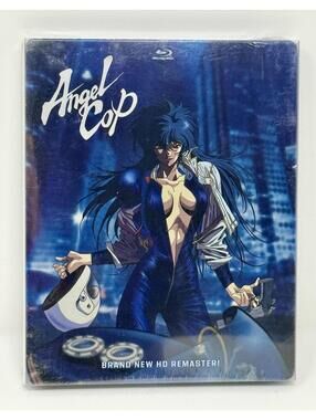 Angel Cop Blu-ray 2022 Remastered Steelbook w/ Slipcover NEW Sealed